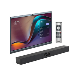 YEALINK 75" NON-INTERACTIVE MEETING DISPLAY W/ A40 ANDROID BAR+VCR11, SMALL TO MEDIUM ROOM