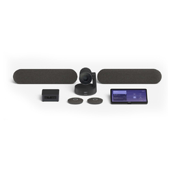 Logitech Tap with Conference Camera and Microsoft Teams PC for Large Rooms