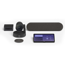 Logitech Tap with Conference Camera and Microsoft Teams PC for Medium Rooms