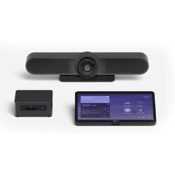 Logitech Tap with Conference Camera and Microsoft Teams PC for Small Rooms