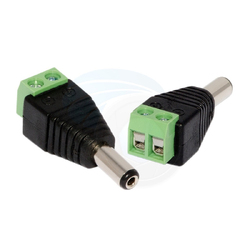 2.1mm Screw Terminal DC Power Line Plug CCTV