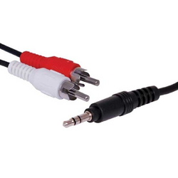 Stereo 3.5mm to Dual RCA