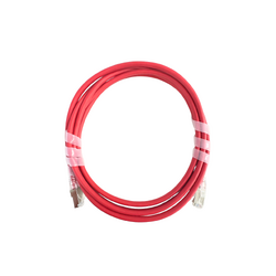 Cat-6A 2.5m SSTP LSZH Ethernet Patch Lead (RED)