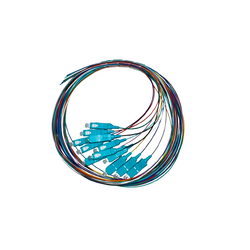 SC Fibre Pigtail OM4 2m -12PK Aqua