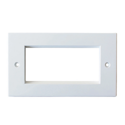 QUAD GANG WALL PLATES - FRAME & COVER