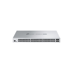 TP-LINK OMADA PRO 48-PORT MANAGED GIGABIT L2+ SWITCH, POE+(48), SFP(4), 384W, 1U, 5YR
