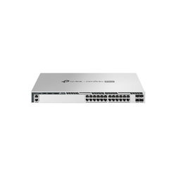 TP-LINK OMADA PRO 24-PORT MANAGED GIGABIT L3 SWITCH, GbE(24), 10G SFP+(4), 1U, 5YR
