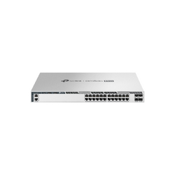 TP-LINK OMADA PRO 24-PORT MANAGED 2.5G L3 SWITCH, 2.5GE (24), SFP28(4), 1U, 5YR
