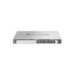 TP-LINK OMADA PRO 24-PORT MANAGED 2.5G L3 SWITCH, 2.5G POE++(24), SFP28(4), 1440W, 1U, 5YR