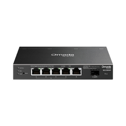 TP-LINK OMADA 6-PORT MANAGED GIGABIT SWITCH, POE+(4), SFP(1), 63W, 5YR