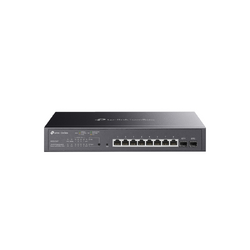 TP-LINK OMADA 10-PORT MANAGED GIGABIT SWITCH, POE+(8), SFP(2), 150W, 5YR