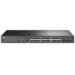 TP-LINK OMADA 24-PORT MANAGED 2.5G BASE-T L2+ SWITCH, POE+(16), POE++(8), 10GbE SFP+(4