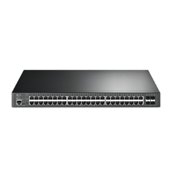 TP-LINK OMADA 48-PORT MANAGED GIGABIT L2+ SWITCH, POE+(48), 10GBE SFP+(4), 5YR WTY