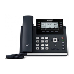 YEALINK (SIP-T43U) 12 LINE IP PHONE WITH HANDSET, 3.7" LCD SCREEN