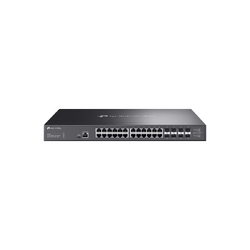 TP-LINK OMADA 24-PORT MANAGED 10G L2+ RACK SWITCH, 10GbE(24), 10G SFP+(8), 5YR