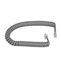 Nortel Light Grey Curly Telephone Cord