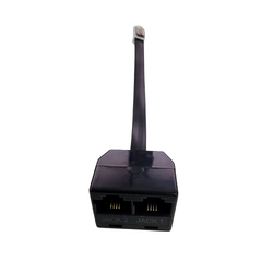 8P8C plug split to 2x 8P4C sockets on lead