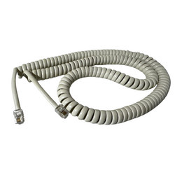 5m Cream Curly Cord - Generic