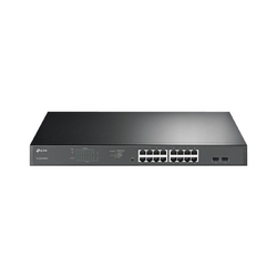 TP-LINK 16 PORT GIGABIT SMART SWITCH, GbE(16) ,POE(16), SFP(2), 5YR