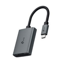 TP-LINK USB 3.0 TYPE-C TO SD & MICROSD 3.0 CARD READER, UHS-I, BLACK
