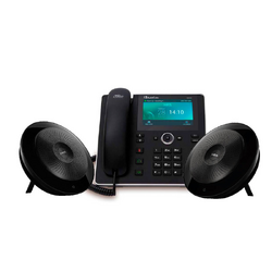 Skype for Business 457D Huddle Room Solution (HRS) IP-Phone including two external mid-size speakers and external power supply