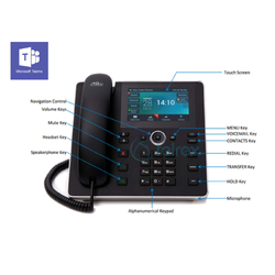 Skype for Business 450HD IP Phone PoE GbE Black