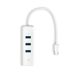 TP-LINK USB-C HUB & GIGABIT ETHERNET ADAPTER, 3-PORT, 1YR