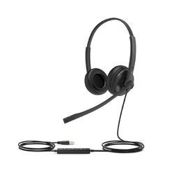YEALINK WIRED (UH34-LITE) MS DUAL HEADSET, NOISE CANCELLING MIC, FOAM CUSHION, USB-A, FW