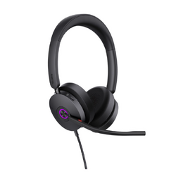 YEALINK WIRED (UH48) MS STEREOACTIVE NOISE CANCELLING HEADSET WITH C TO A ADAPTER