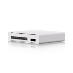 Ubiquiti USW-Pro-XG-8-PoE UniFi Professional-grade 8-port, Layer 3 Etherlighting™ PoE++ switch with (8) 10 GbE (2) 10G SFP+ ports.
