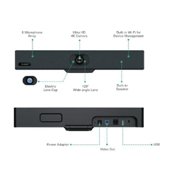 UVC34 All-In-One USB Video Bar, includes VCR20 Remote
