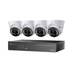 VIGI 4MP Full-Color Turret IPC & 4 Channel PoE+ NVR KIT