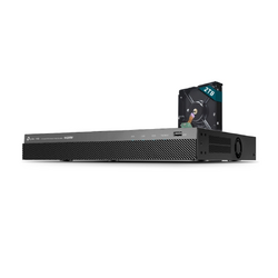 TP-LINK VIGI 8-CH NVR, SATA(0/2), UPTO 8-CH@4MP, 4K HDMI(1), GbE(1), POE+(8), 90W, 3YR