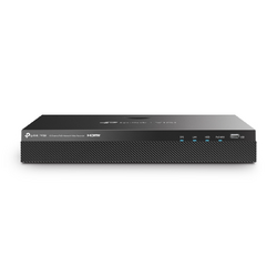 TP-LINK VIGI 16-CH NVR, SATA(0/2), UPTO 10-CH@FHD, 4K HDMI(1), GbE(1), POE+(16), 90W, 3YR