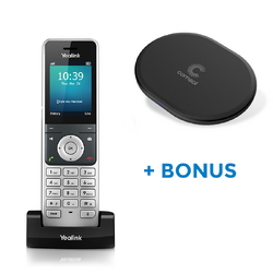 BONUS BLACK COMSOL QI CHARGER W/YEALINK (W56H) IP DECT PHONE WITH CHARGING BASE
