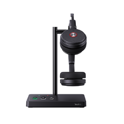 YEALINK DECT WIRELESS (WH62) UC DUAL HEADSET WITH BASE , 2.5MM , RINGER , BUSY LIGHT