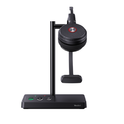 YEALINK DECT WIRELESS (WH62) UC MONO HEADSET WITH BASE , 2.5MM , RINGER , BUSY LIGHT