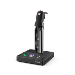 YEALINK DECT WIRELESS (WH63-E2) MS CONVERTIBLE HEADSET WITH BASE, 2.5MM, RINGER