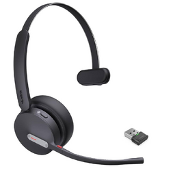 YEALINK HYBRID WIRELESS (WH64)MS MONO BLUETOOTH/DECT HEADS ET + WDD60 DECT DONGLE, NO BASE
