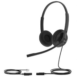 YEALINK YHS34 STEREO WIDEBAND HEADSET, FOAM CUSHIONS - FOR YEALINK IP PHONES