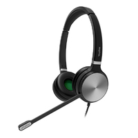 YEALINK YHS36 DUAL WIDEBAND HEADSET COMPATIBLE WITH CISCO 79XX IP PHONES, AVAYA  V AND VI