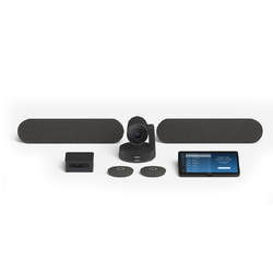 Logitech Tap with Conference Camera and Zoom Rooms PC for Large Rooms