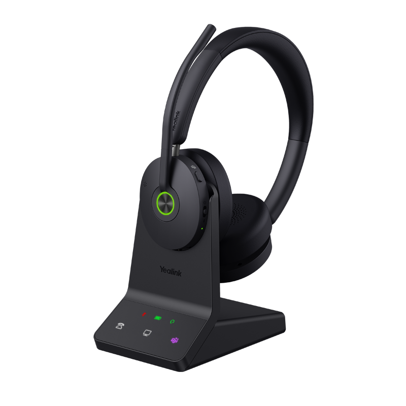 Yealink WH68 Bluetooth DECT Headset with Hybrid ANC and 4-Mic Noise Cancellation