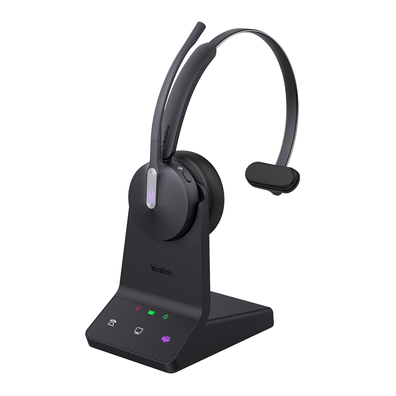 YEALINK BLUETOOTH DECT (WH64) MS MONO HEADSET WITH BASE STATION