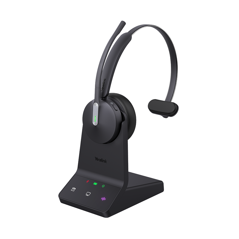 YEALINK BLUETOOTH DECT (WH64) UC MONO HEADSET WITH BASE STATION