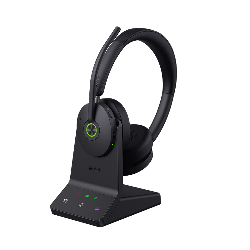 YEALINK BLUETOOTH DECT (WH68) UC HEADSET, 4-MIC FOR HYBRID ANC, 4-MIC NOISE CANCELLATION