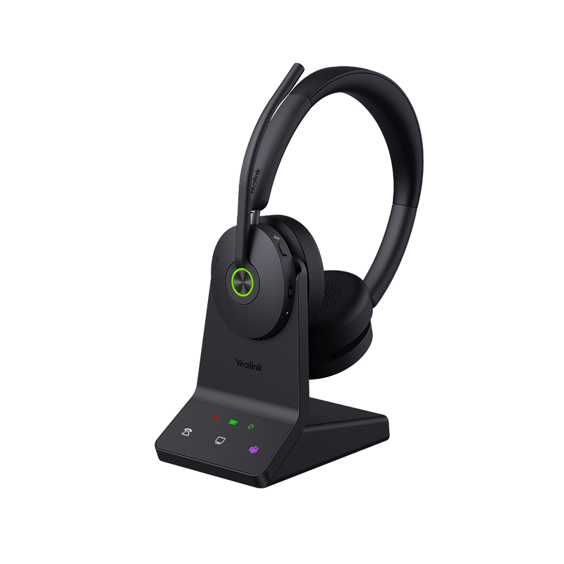 Yealink (WH68) - Bluetooth DECT Headset - MS Hybrid - 4 Mic - Active Noise Cancellation