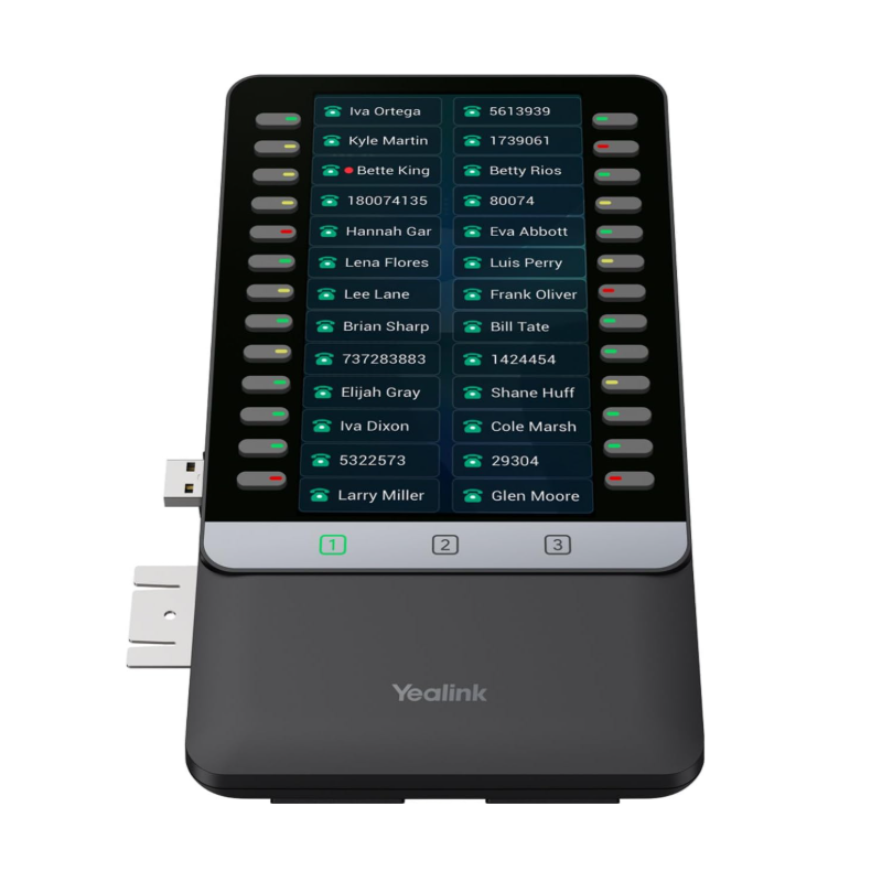 Yealink (EXP55) Color Expansion Module - 5.5" Display - 78 Programmable Keys - Dual- Color Led
