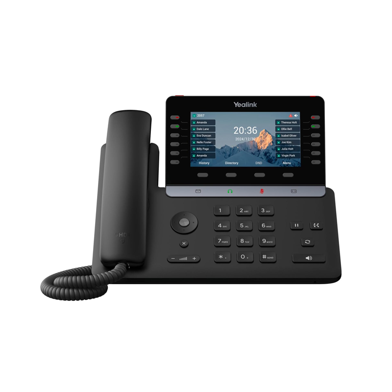Yealink (SIP-T85W) IP Phone - 5.5" Colour Display -16 SIP Accounts - HD Voice - Bluetooth 5.0