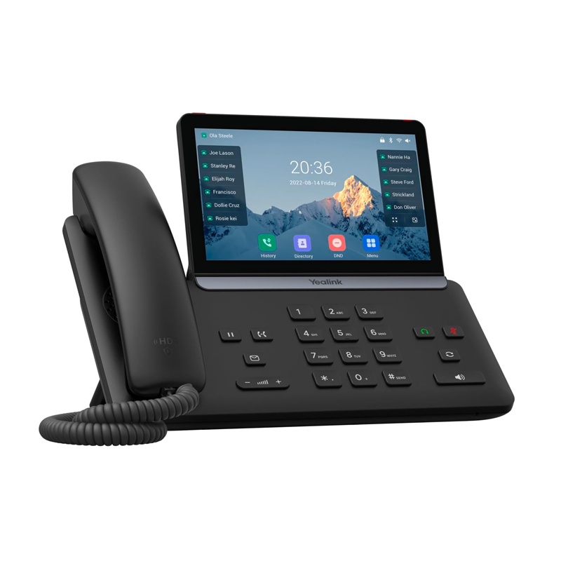 Yealink (SIP-T88W-PRO) PRO IP Phone -7" Touchscreen - Android 13 - HD Voice - Bluetooth Hand